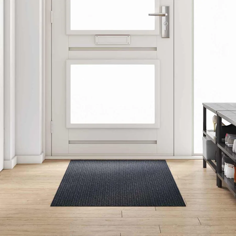 Tapis Couloir Anthracite 80 x 200 cm tissu