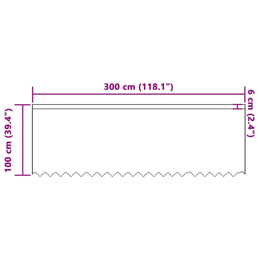 Rideau en Dentelle Floral Blanc 100 x 300 cm Polyester - 8
