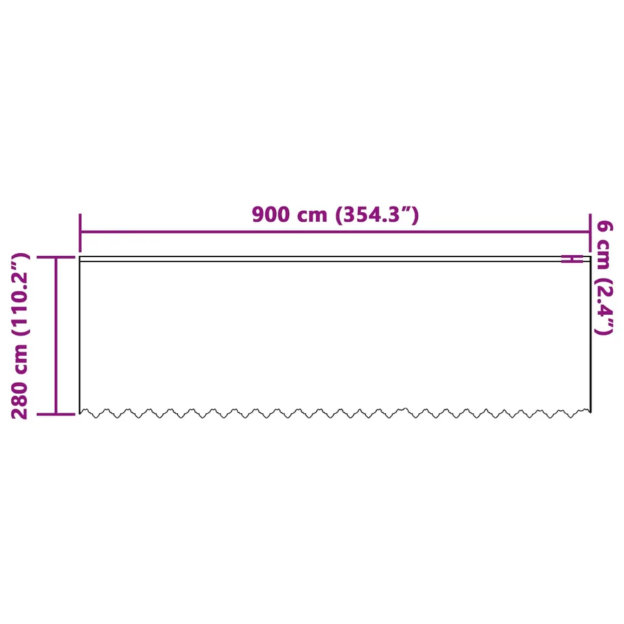 Rideau en Dentelle Floral Blanc 280 x 900 cm Polyester - 8