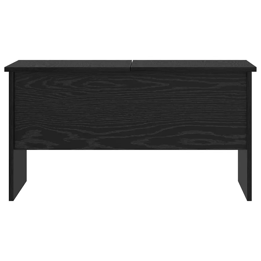 Table basse Chêne noir 102 x 50,5 x 46,5 cm Bois d'ingénierie - 6