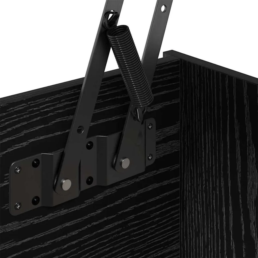 Table basse Chêne noir 102 x 50,5 x 46,5 cm Bois d'ingénierie - 9