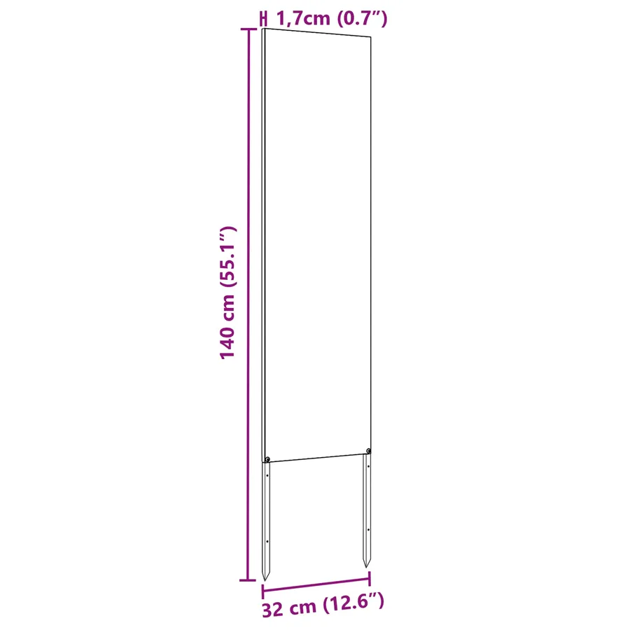 Écran de confidentialité de jardin Vert olive 32 x 140 cm - 10