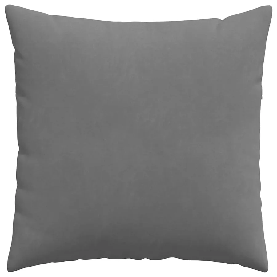 Coussins de canapé 2 pcs Gris foncé 60 x 60 cm tissu - 6