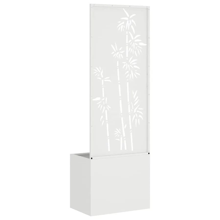 Écran de confidentialité de jardin Floral Blanc 50 x 150 cm - 7