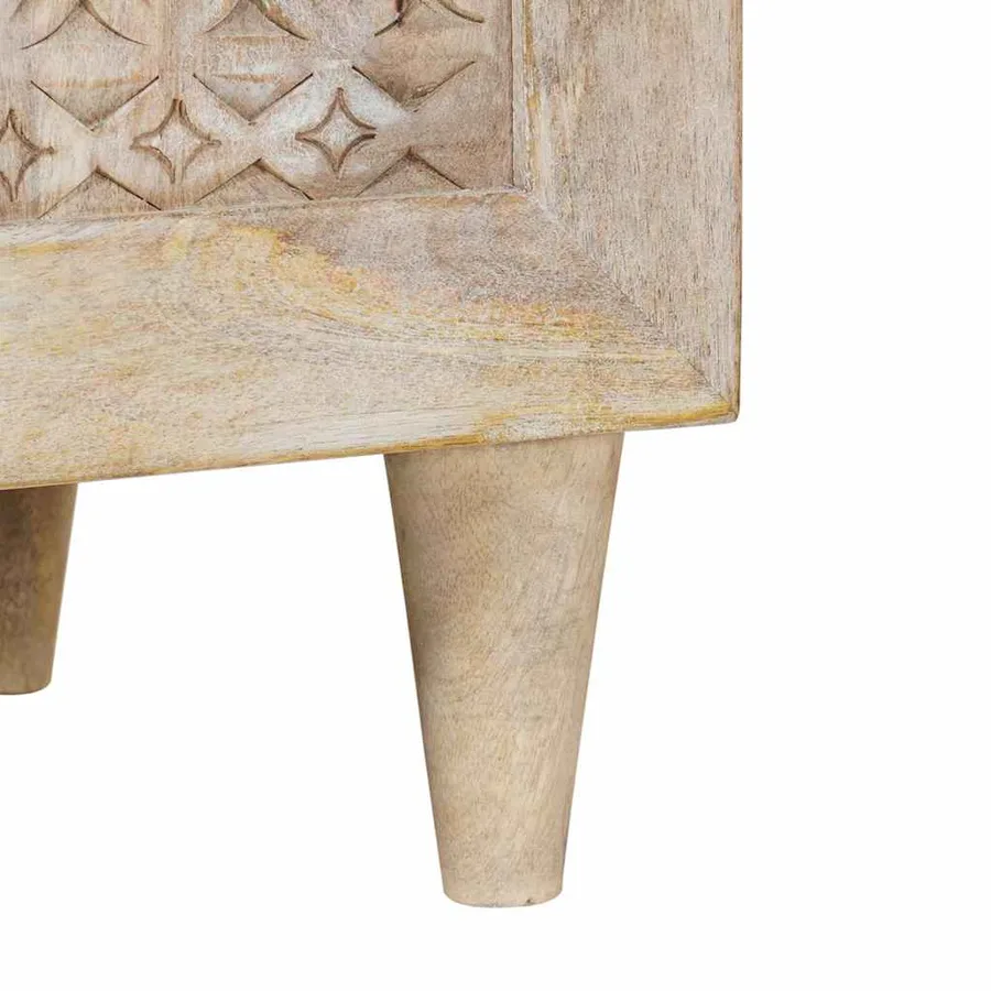 Unites TV avec étagère Blanc 80 x 33 x 46 cm Bois d'ingénierie - 8