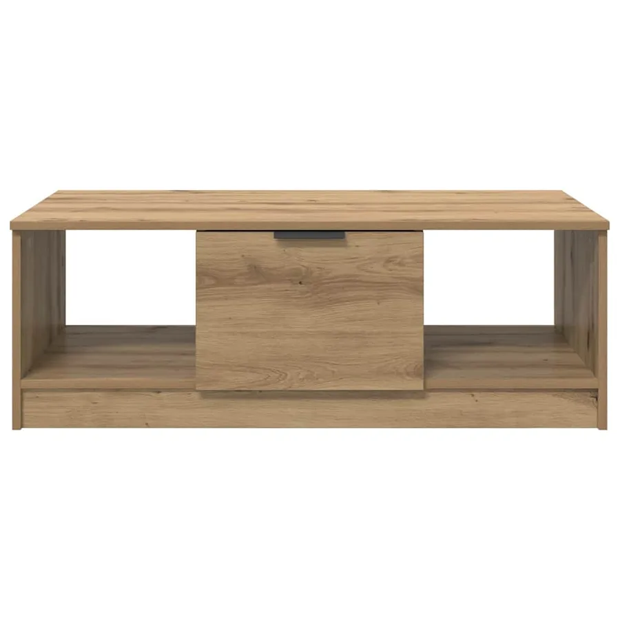 Table basse Chêne artisanal 102 x 50 x 36cm Bois d'ingénierie - 6