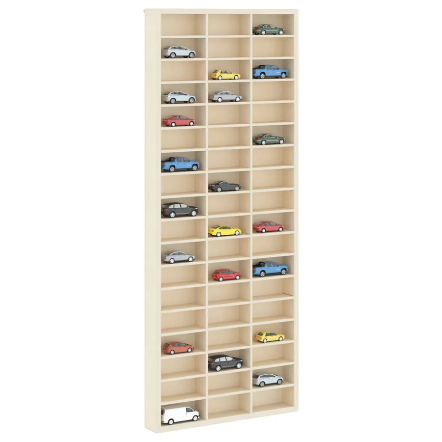 Vitrine Murale Beige 30 x 4,5 x 75 cm Bois d'ingénierie - 2
