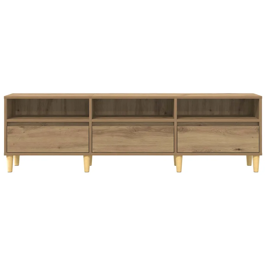Meuble TV 150 x 30 x 45 cm Chêne artisanal Bois d'ingénierie - 6