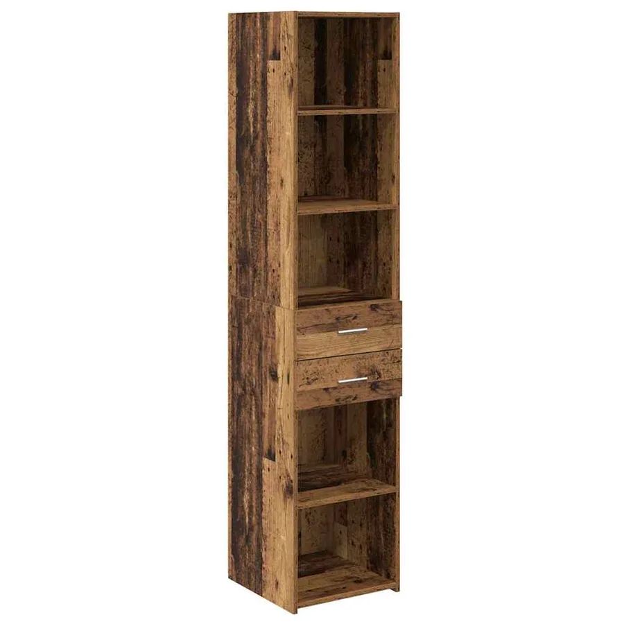 Haut Armoire Bois Ancien 40 x 42,5 x 185 cm Bois d'ingénierie - 2