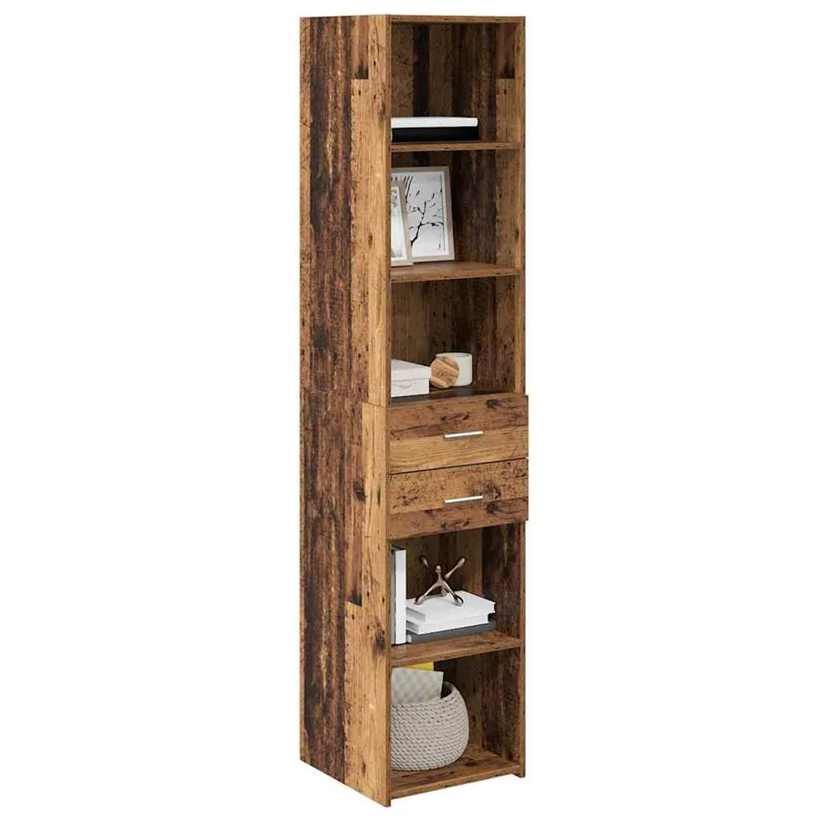 Haut Armoire Bois Ancien 40 x 42,5 x 185 cm Bois d'ingénierie - 3