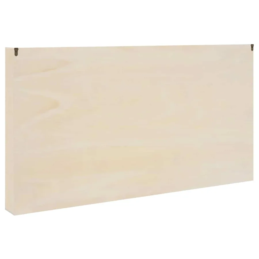 Vitrine Murale avec porte Beige 100 x 8,5 x 54 cm Contreplaqué - 7