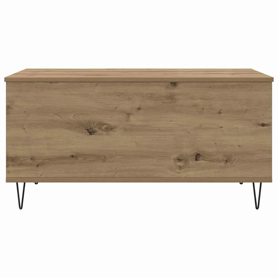 Table basse chêne artisanal 90 x 44.5 x 45 cm Bois d'ingénierie - 6