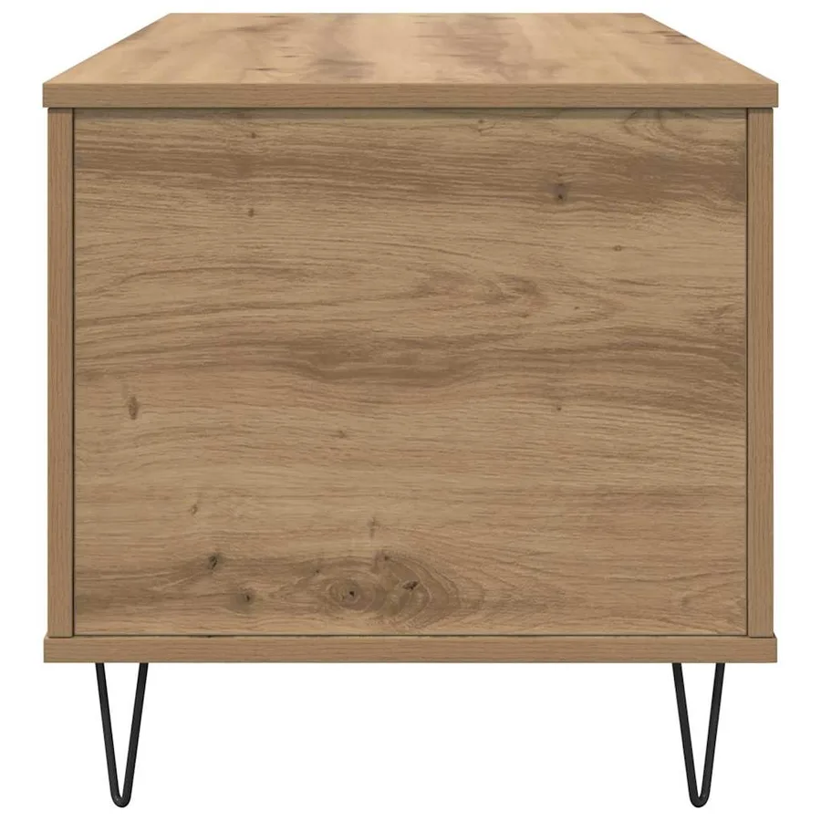 Table basse chêne artisanal 90 x 44.5 x 45 cm Bois d'ingénierie - 7