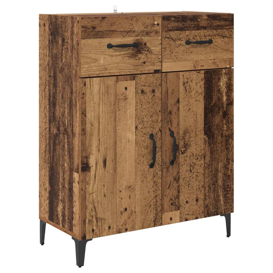 Buffet Bois ancien 69,5 x 34 x 90 cm Bois d'ingénierie - 2