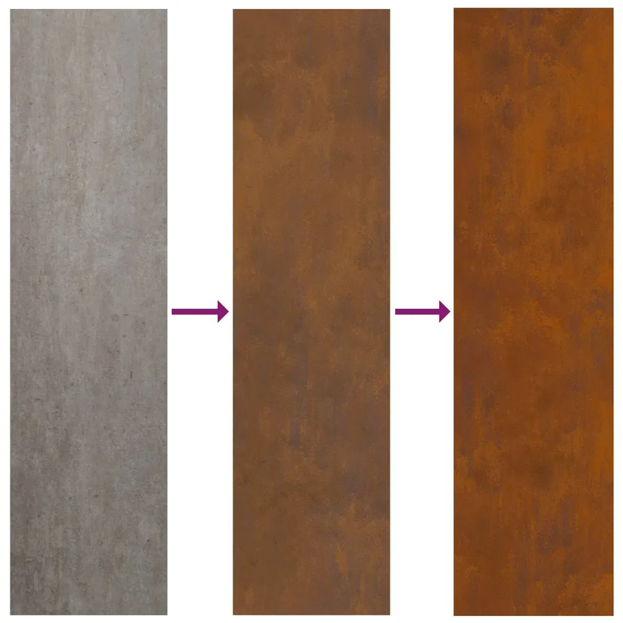 Écran de confidentialité de jardin Fretwork Rouillé 50 x 150 cm - 10