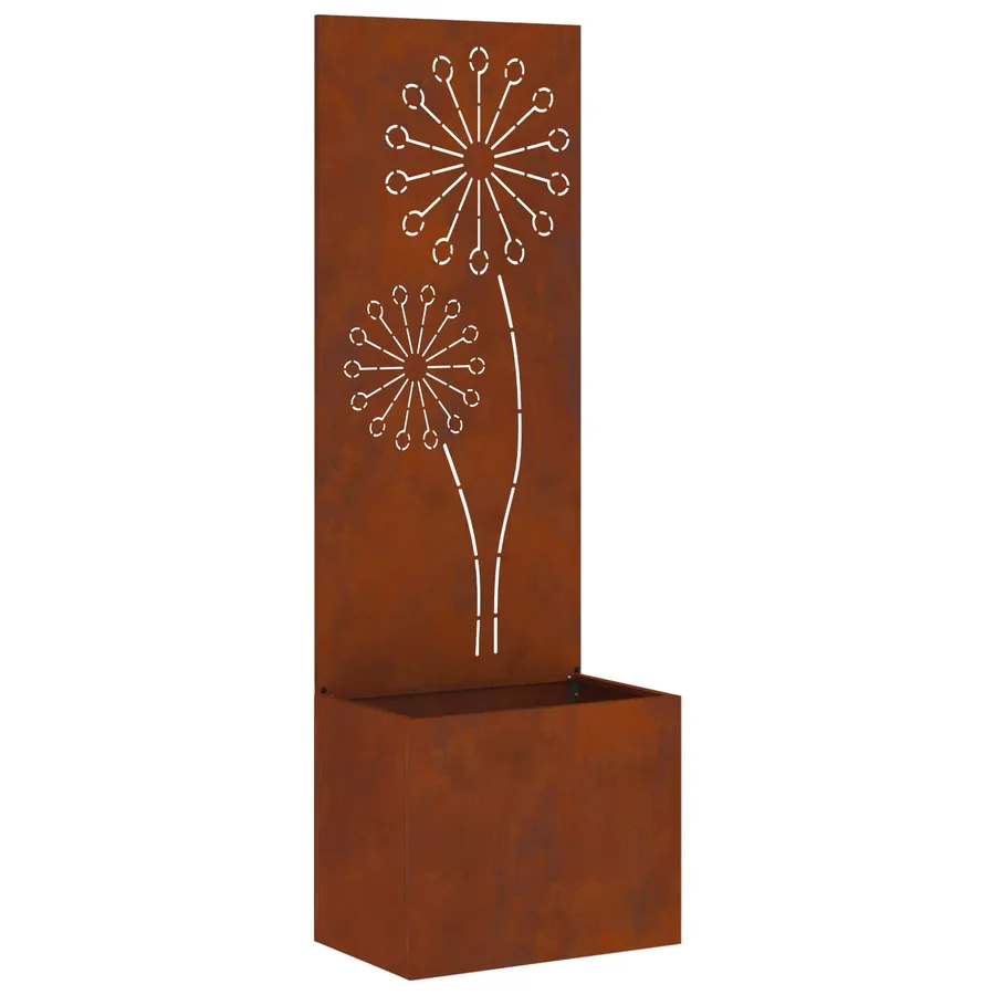 Écran de confidentialité de jardin Fretwork Rouillé 50 x 150 cm - 2