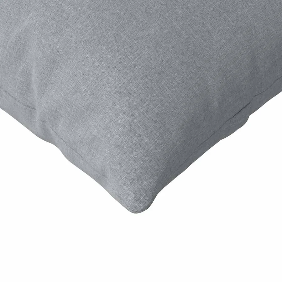 Coussins de canapé 2 pcs Gris clair 145 x 40 cm tissu - 7