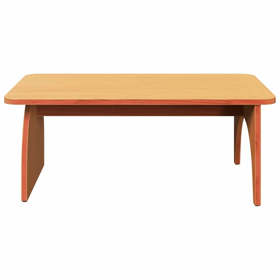 Table basse Brun cire 80 x 50 x 31 cm Bois massif en pin - 6