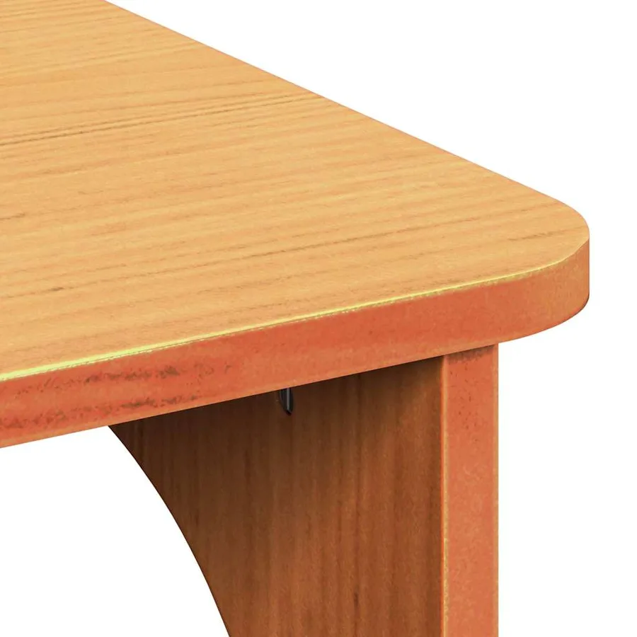 Table basse Brun cire 80 x 50 x 31 cm Bois massif en pin - 8