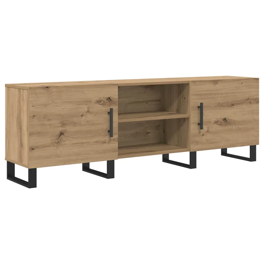 Meuble TV 150 x 30 x 50 cm Chêne artisanal Bois d'ingénierie - 2