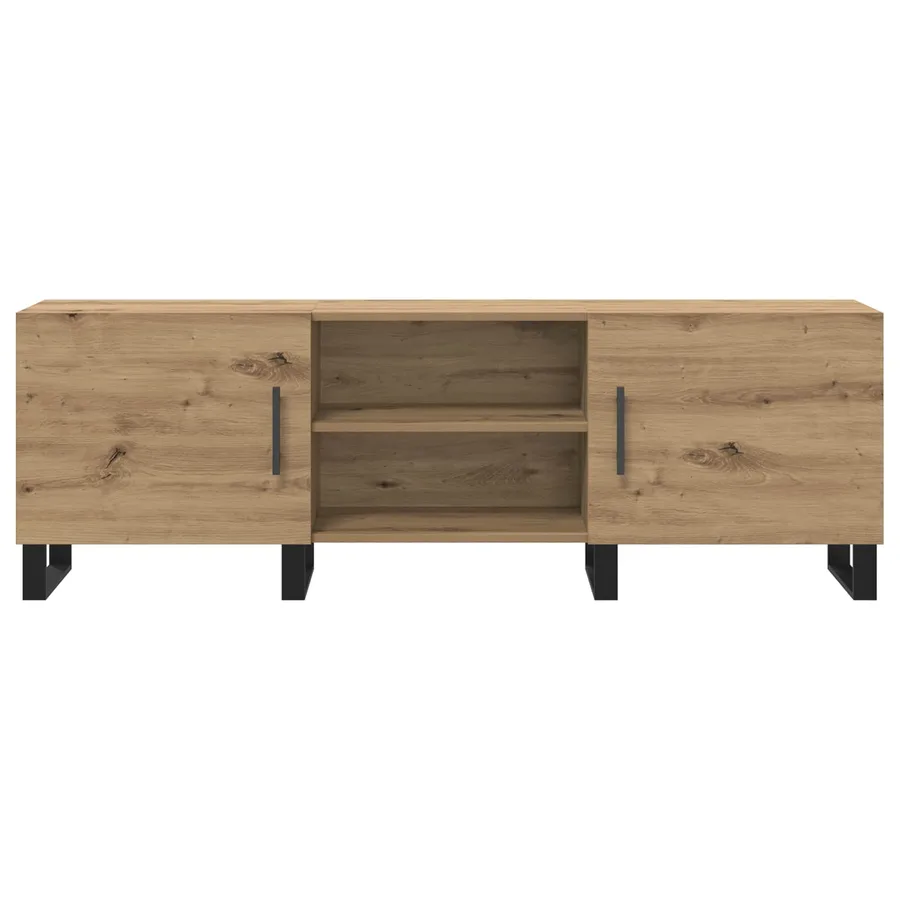 Meuble TV 150 x 30 x 50 cm Chêne artisanal Bois d'ingénierie - 6