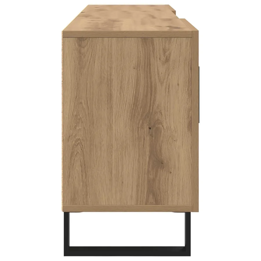 Meuble TV 150 x 30 x 50 cm Chêne artisanal Bois d'ingénierie - 7