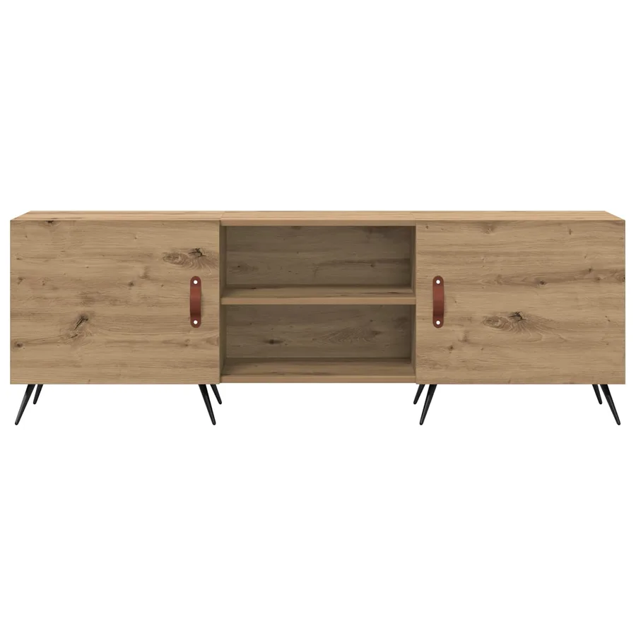 Meuble TV 150 x 30 x 50 cm chêne artisanal Bois d'ingénierie - 6
