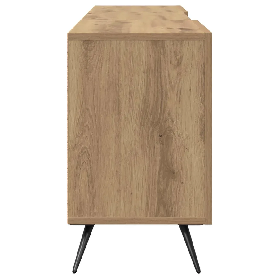 Meuble TV 150 x 30 x 50 cm chêne artisanal Bois d'ingénierie - 7