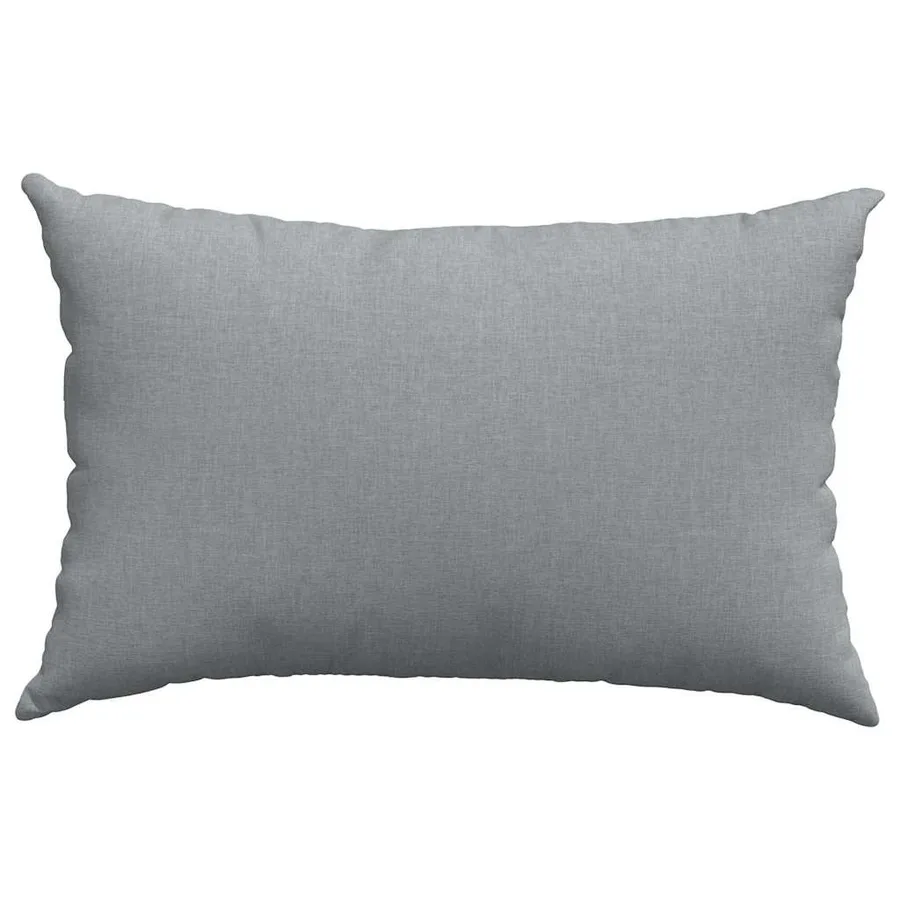 Coussins de canapé 2 pcs Gris clair 60 x 40 cm tissu - 6