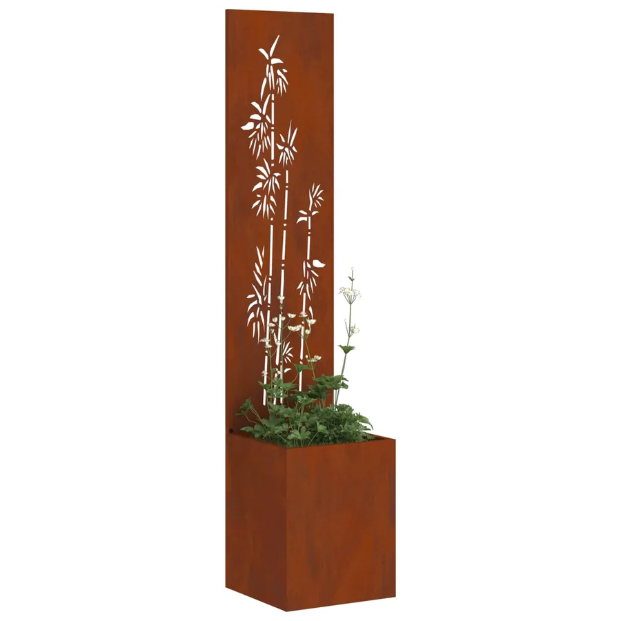 Écran de confidentialité de jardin Rouillé 32 x 32 x 150 cm - 3