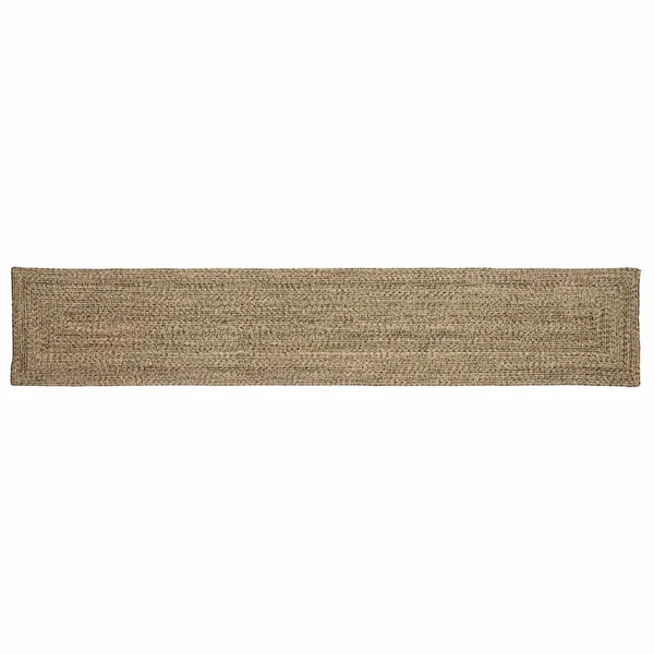 Tapis de surface Naturel et noir 60 x 400 cm Jute