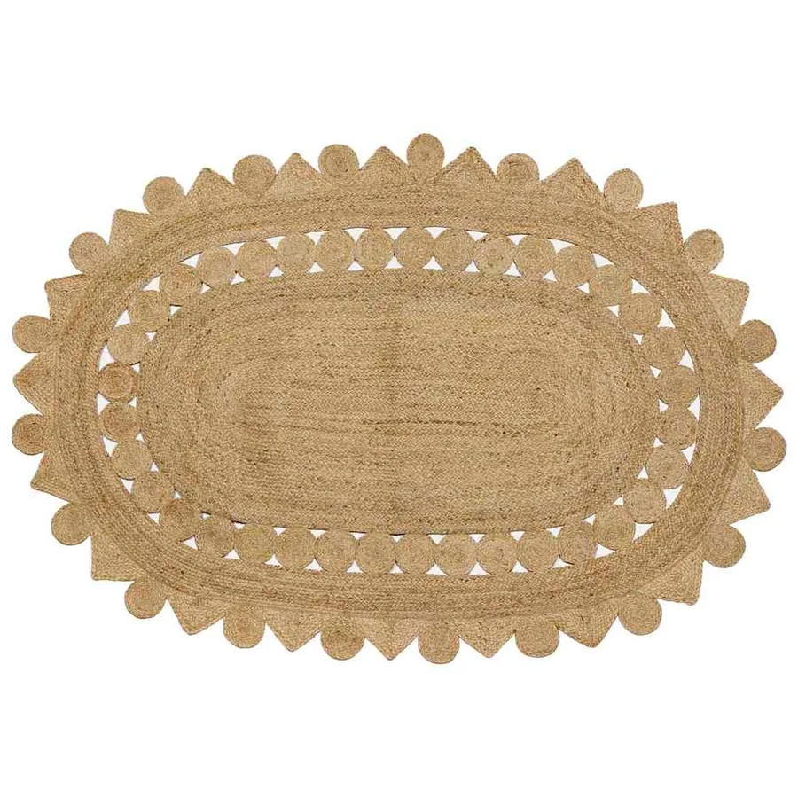 Tapis de surface Naturel 205 x 305 cm Jute