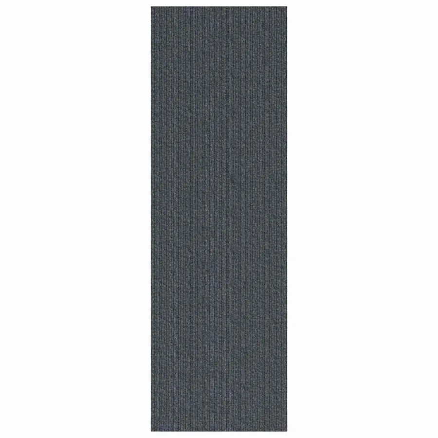 Tapis Couloir Gris 80 x 250 cm tissu - 2