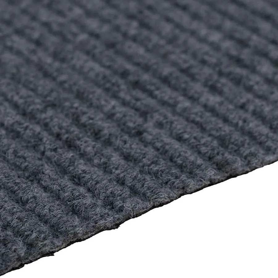 Tapis Couloir Gris 80 x 250 cm tissu - 5