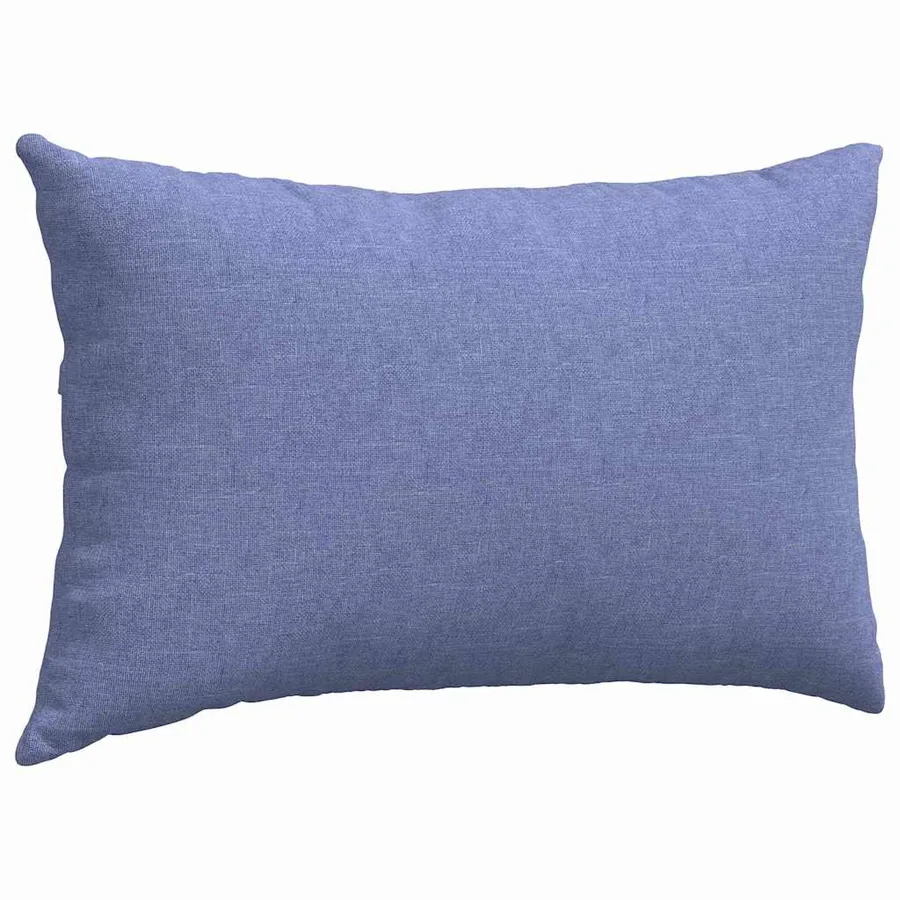 Coussins de canapé 2 pcs Bleu denim 50 x 30 cm tissu - 5