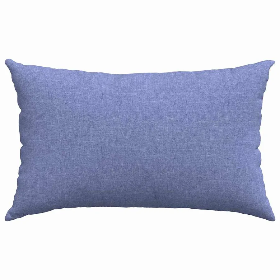 Coussins de canapé 2 pcs Bleu denim 50 x 30 cm tissu - 6