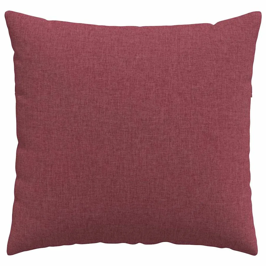 Coussins de canapé 2 pcs Bordeaux 50 x 50 cm tissu - 6