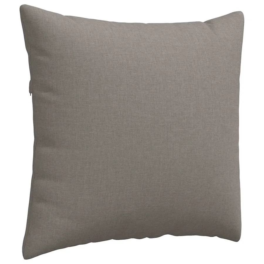 Coussins de canapé 2 pcs Taupe 50 x 50 cm tissu - 5