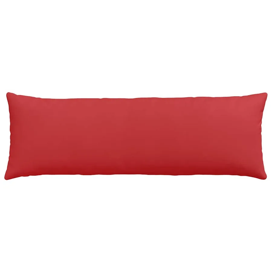 Coussins de canapé 2 pcs Rouge 120 x 40 cm tissu - 6