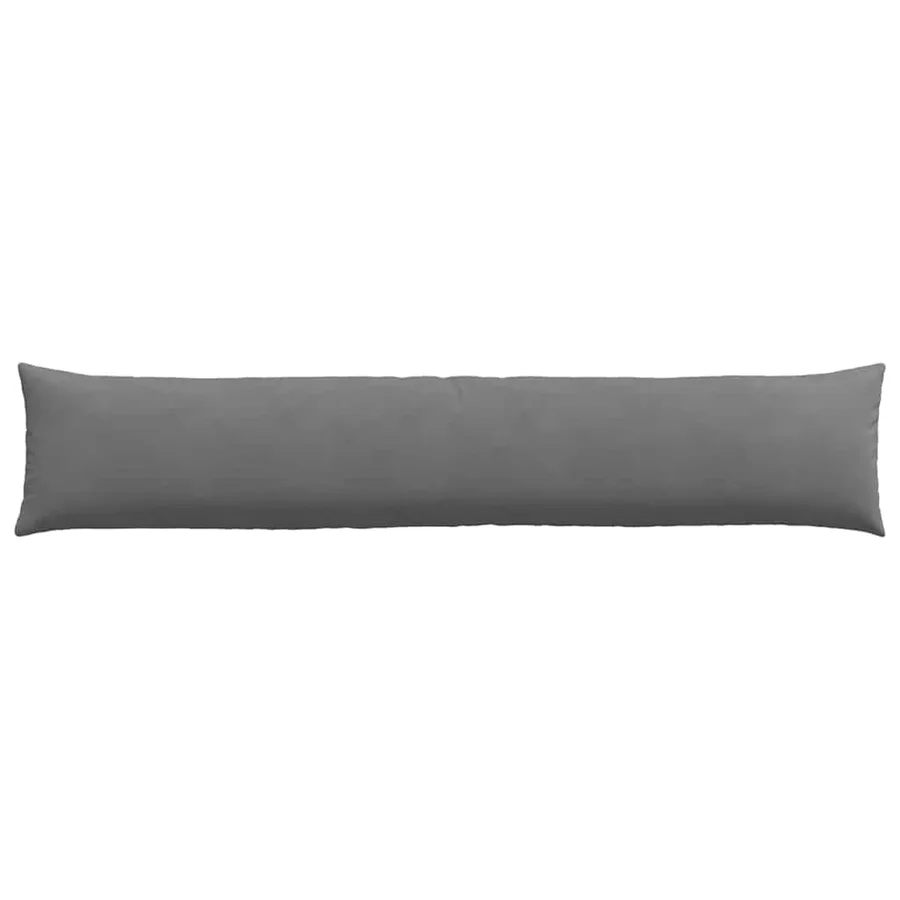 Coussins de canapé 2 pcs Gris foncé 200 x 40 cm tissu - 6
