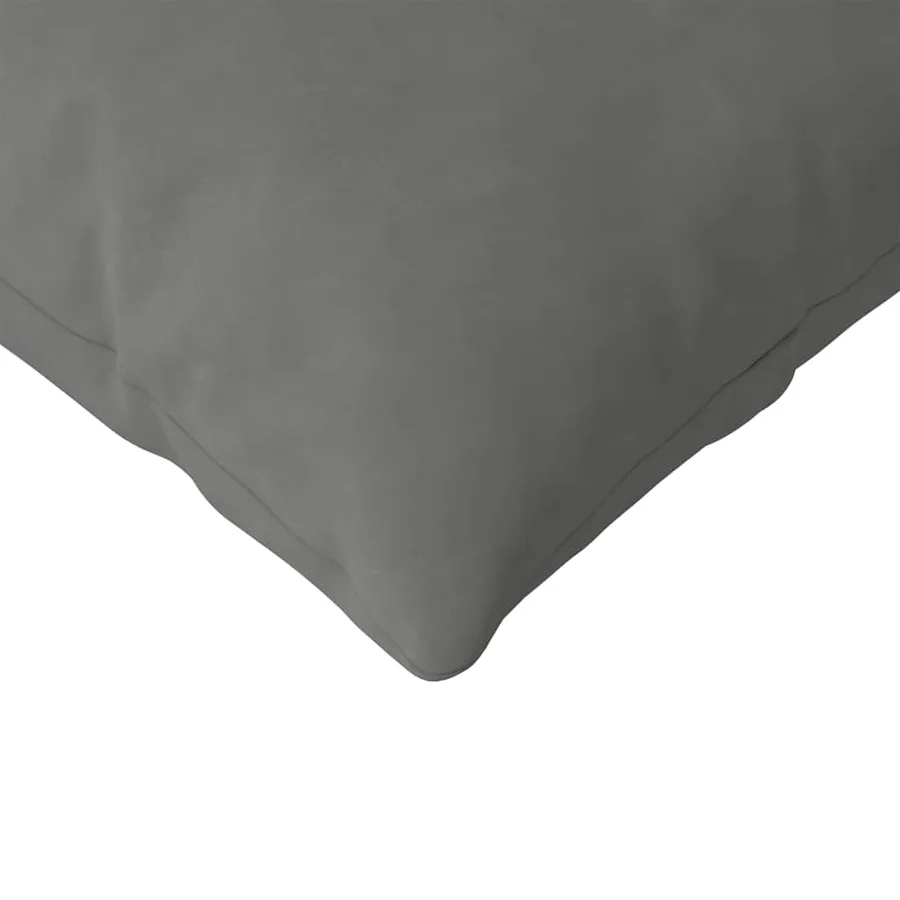 Coussins de canapé 2 pcs Gris foncé 200 x 40 cm tissu - 7