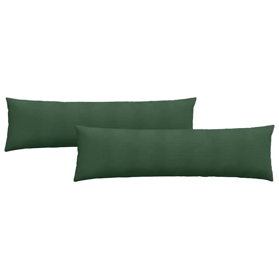Coussins de canapé 2 pcs Vert foncé 145 x 40 cm - 2