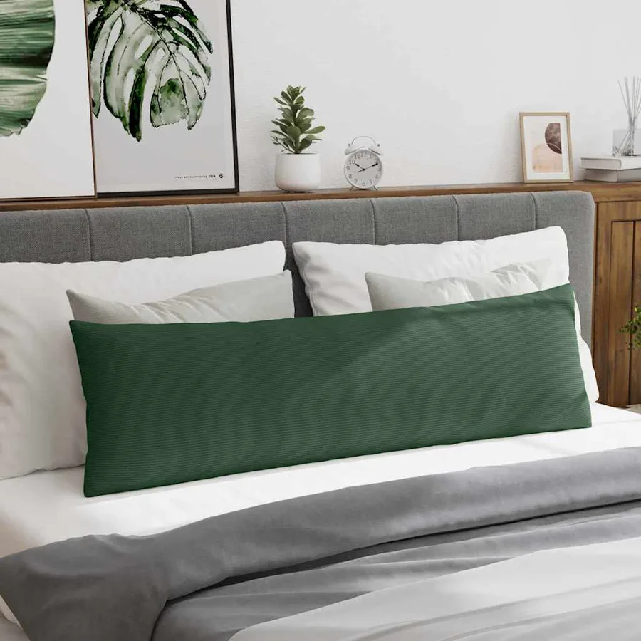 Coussins de canapé 2 pcs Vert foncé 145 x 40 cm - 4