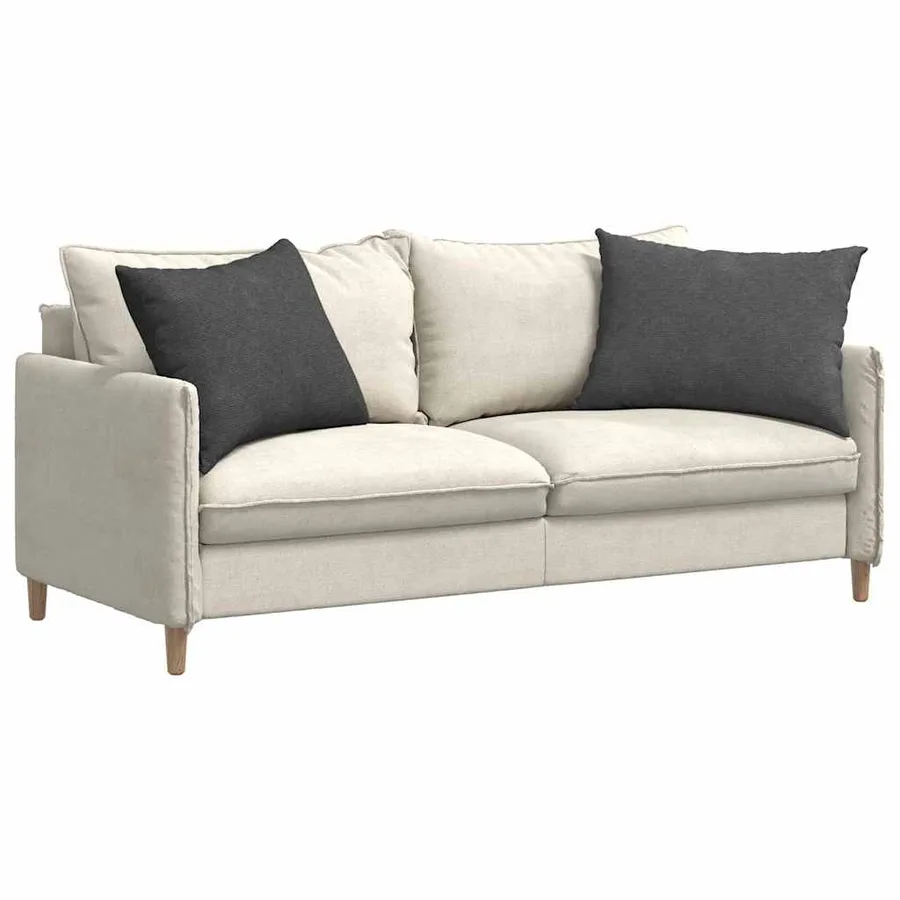 Coussins de canapé 2 pcs Gris foncé 70 x 50 cm - 3