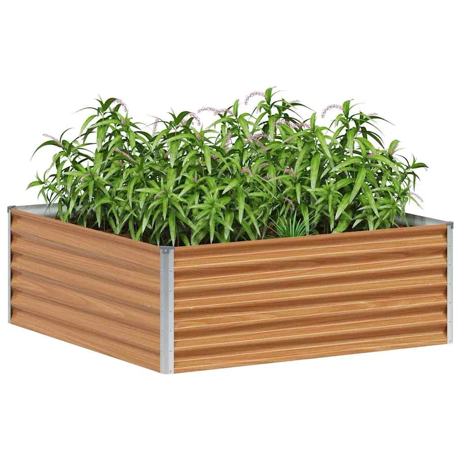 Jardinière surélevée 98 x 100 x 36 cm Acier galvanisé - 3