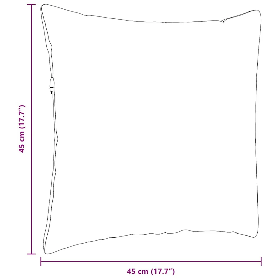 Coussins de canapé 2 pcs Taupe 45 x 45 cm tissu - 9
