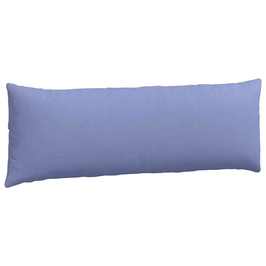 Coussins de canapé 2 pcs Bleu denim 120 x 40 cm tissu - 5