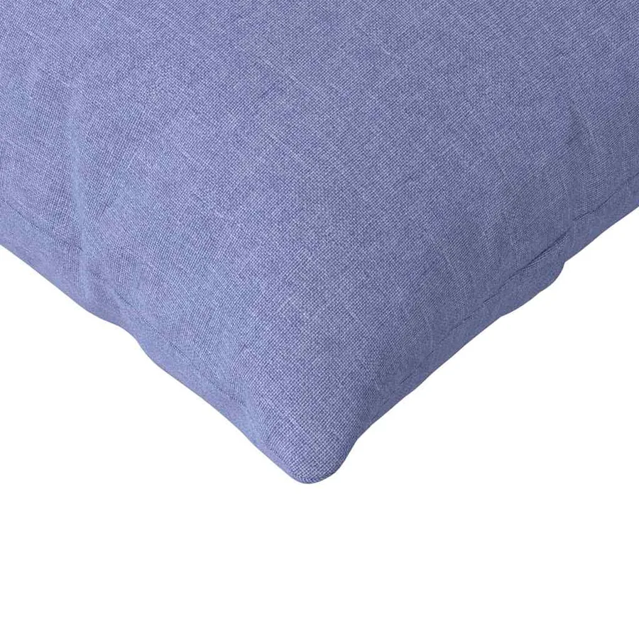 Coussins de canapé 2 pcs Bleu denim 120 x 40 cm tissu - 7