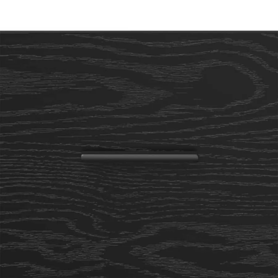 Cabinet de chevet Chêne noir 35 x 60 x 50 cm Bois d'ingénierie - 10
