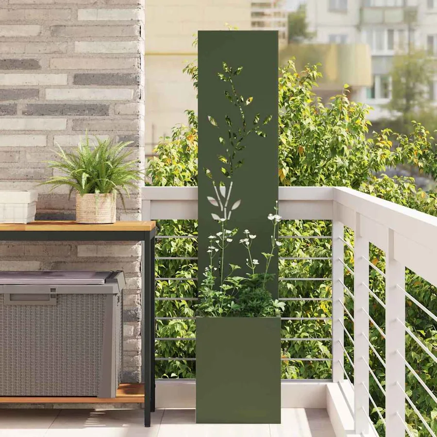 Écran de confidentialité de jardin Vert olive 32 x 32 x 150 cm